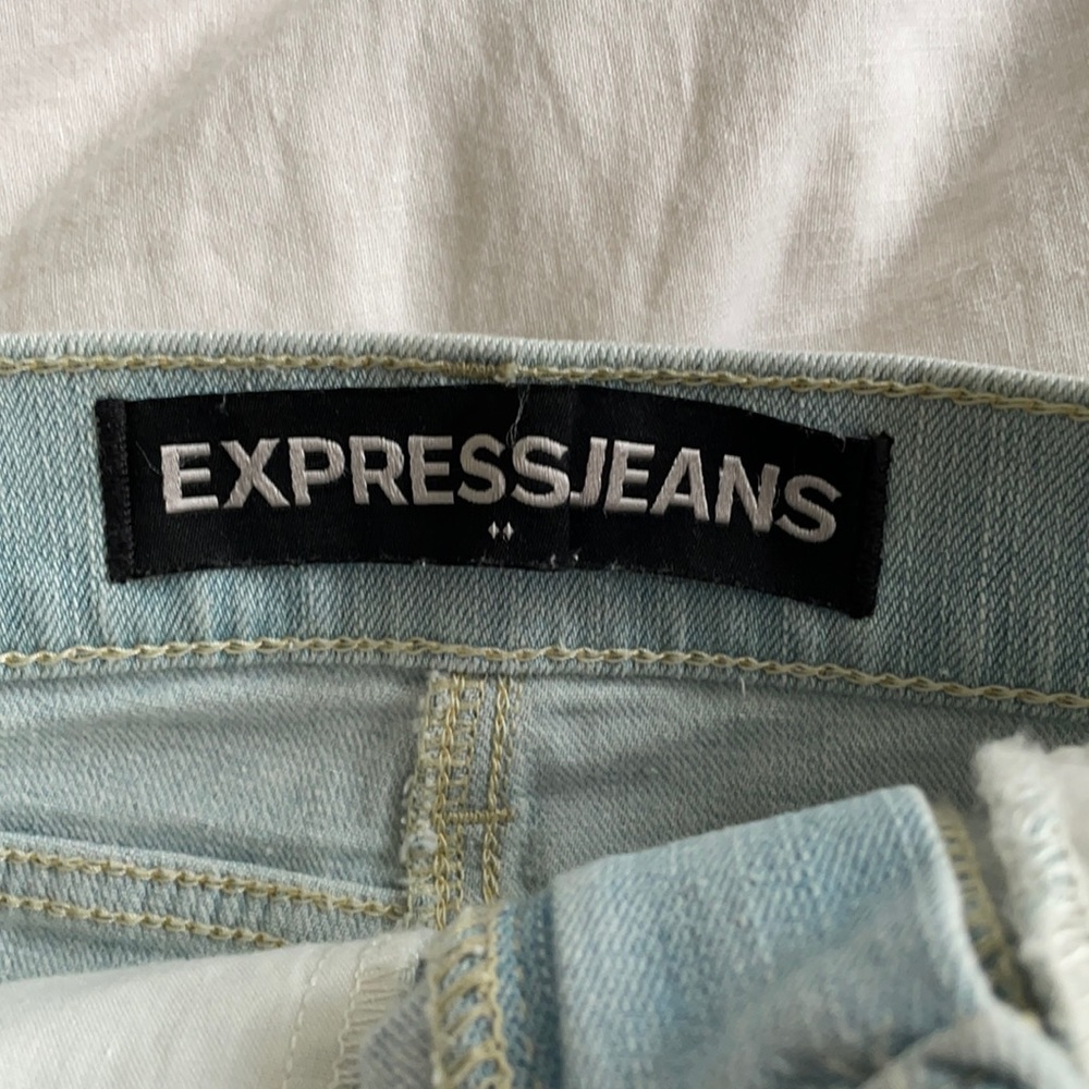 Express denim skirt